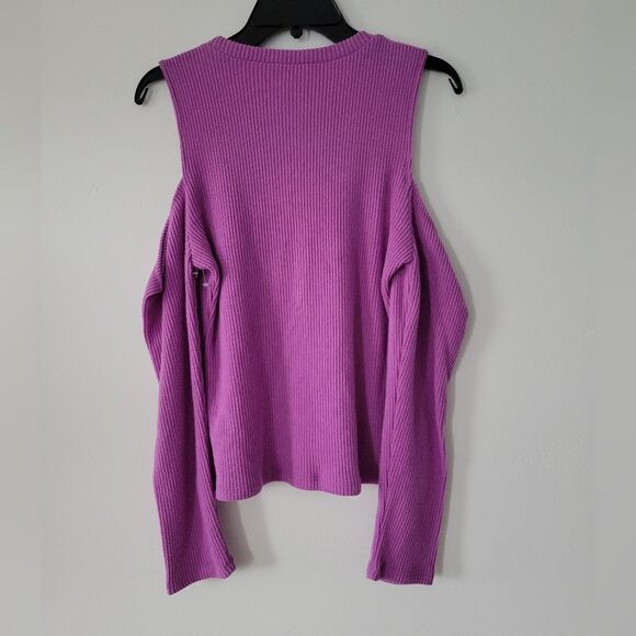 1.State Cold Shoulder Sweater in Iris Orchid NWOT - Picture 6 of 8